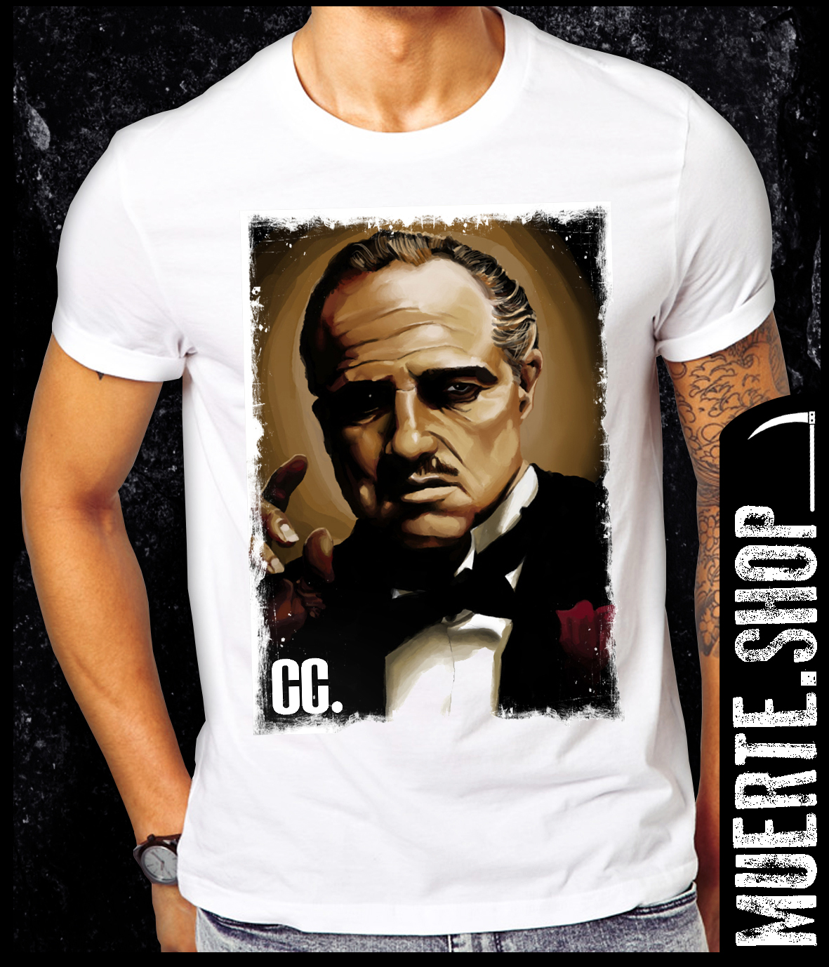Тениска MARLON BRANDO THE GODFATHER Тениска MARLON BRANDO THE GODFATHER
